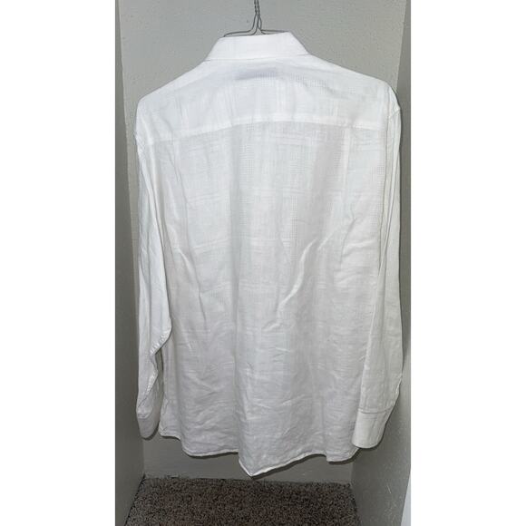 Tommy Bahama Paradise Relax Men’s Size XL 100% Linen Long Sleeve Shirt White - Picture 5 of 5